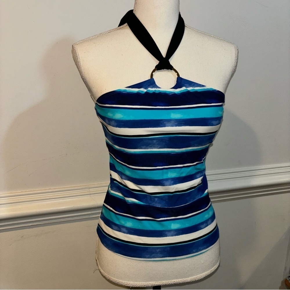 Chaps Tankini, sz 6 - Picture 5 of 9